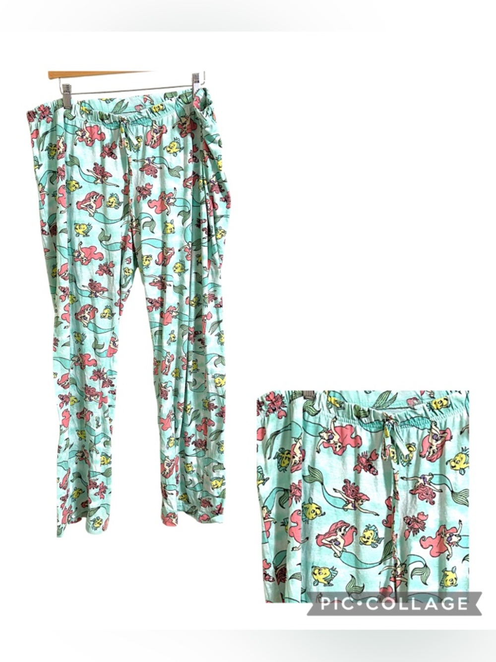 Disney Aqua and Pink Ariel Lounge Pants